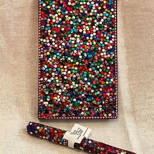Colorful Blinged Sequin Note Book and Pen Set